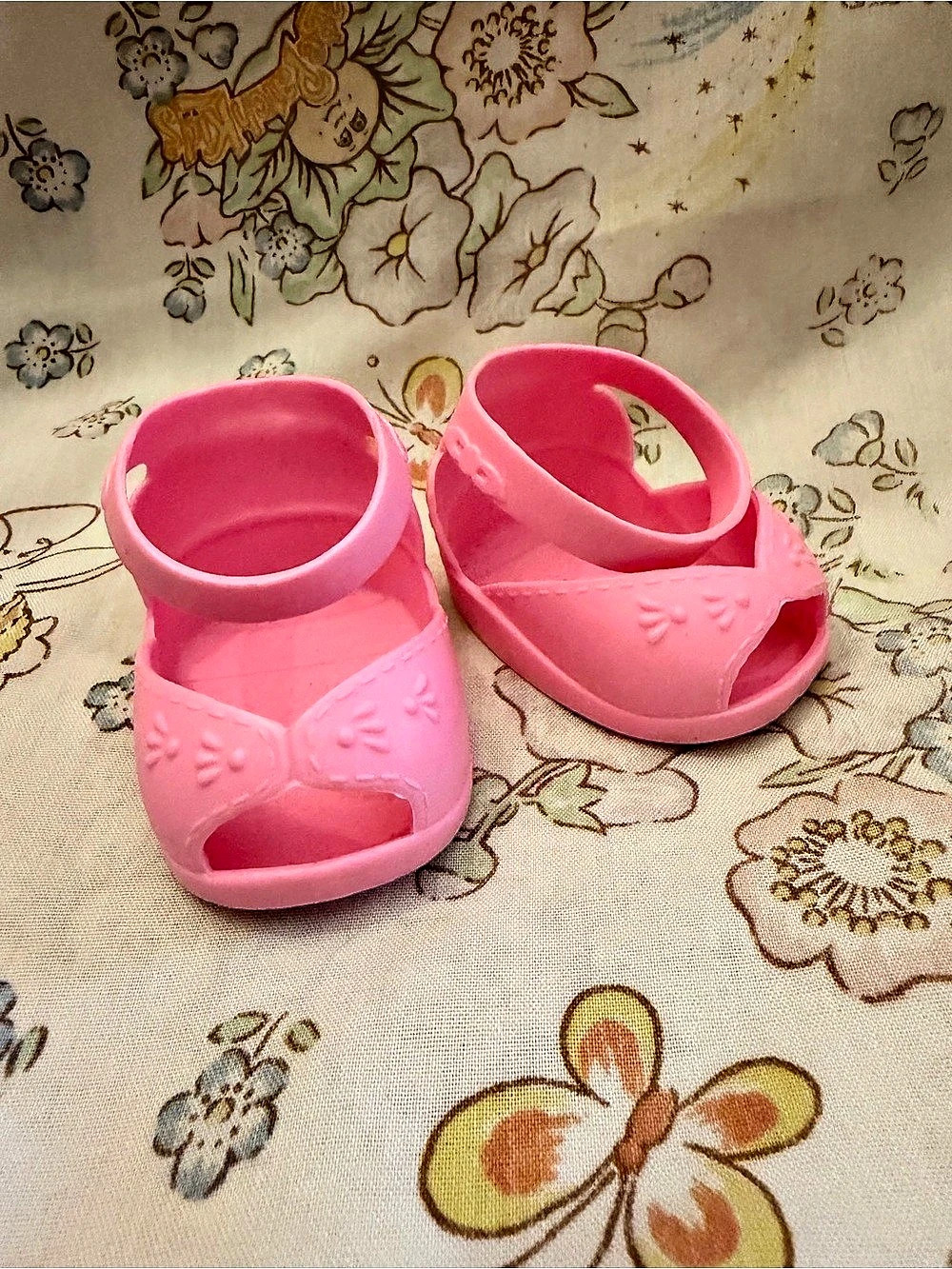 Cabbage Patch Kids Pink Ankle Stesp Shoes